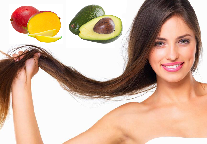 Mascarilla para pelo seco de aguacate y mango