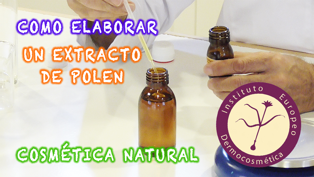 Cómo se obtiene un extracto de polen para cosmética natural