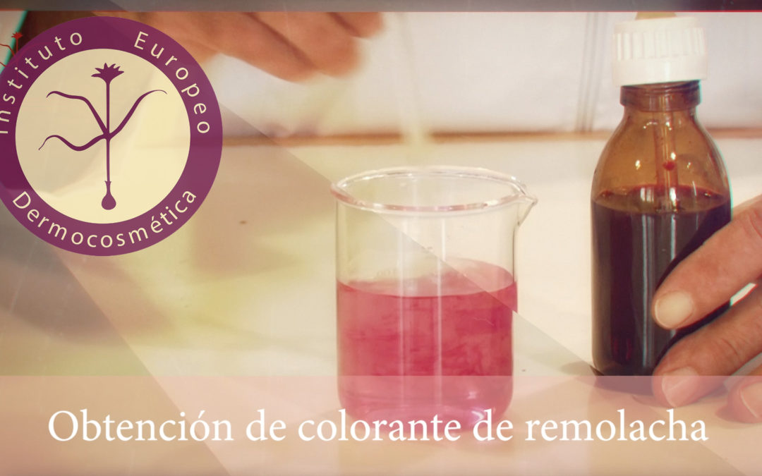 Como se hace un colorante de remolacha para cosmética natural
