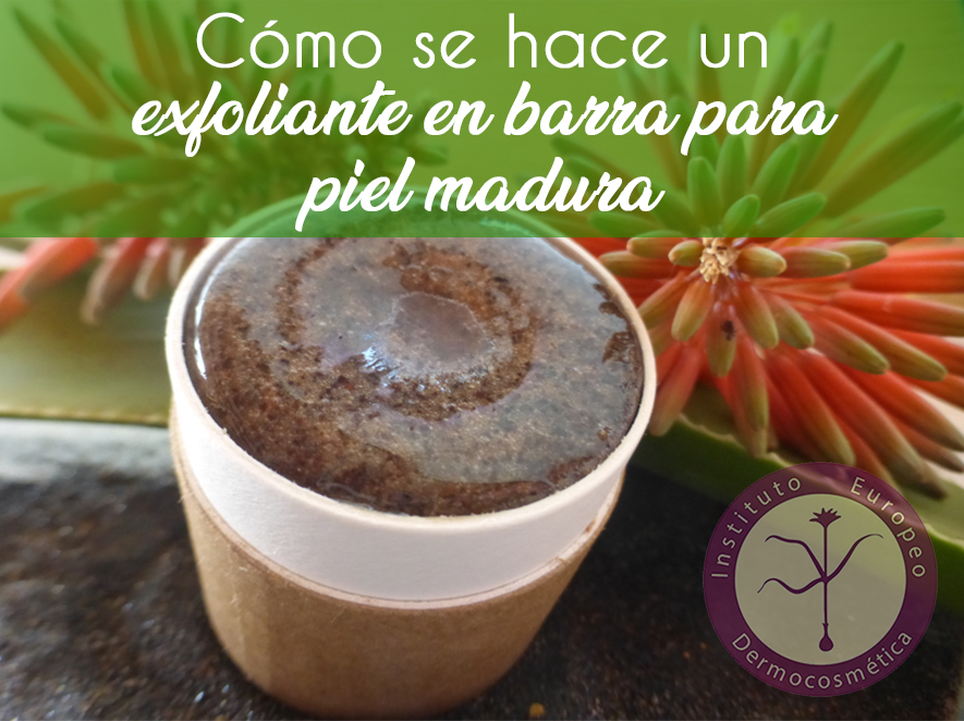 Cómo se hace un exfoliante en barra para piel madura