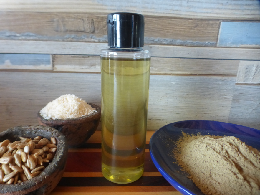 Aceite desmaquillante con coco y Bramhi para piel pitta